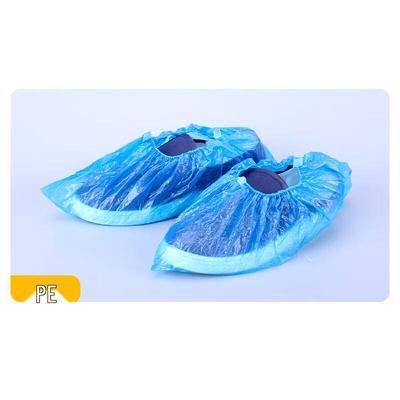 Langmei Qifang Disposable Anti-Slip PE Shoe Covers, Blue