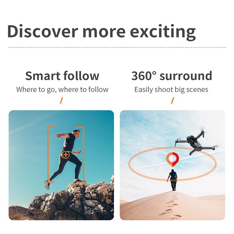 KF101 MAX Drone 4K Motore brushless cardanico professionale a 3 assi 5G WIFI Posizionamento GPS Dron 3KM Distanza RC 30 minuti Tempo di volo FPV Quadcopter