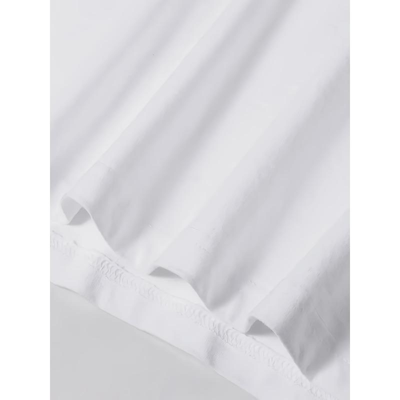 Damska Biała Różowa Koszulka z Nadrukiem Serca z Brokatem Okrągły Dekolt Krótki Rękaw Luźny Krój Letni Codzienny Zabawny Modny Top