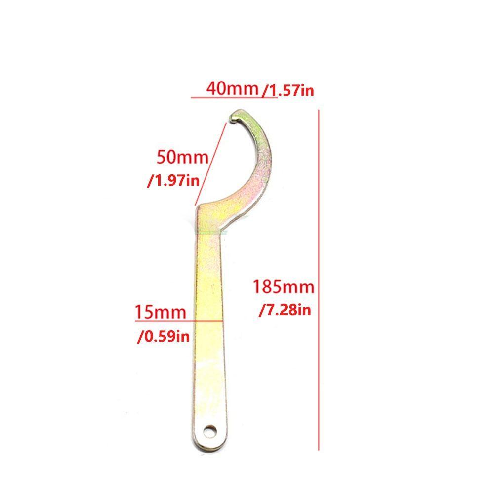 Hook Design Shock Absorbe Wrench Crescent C Spanner Wrench Spring Adjuster Wrench Mechanical Tool