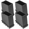 4Pcs Step Ladder Feet Covers Versatile Ladder Leg Covers Non-Skid Ladder Pads Rubber Ladder Feet Covers(Random Patterns)