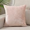Elegant Solid Color Stretch Velvet Pillowcase Cushions Cover Easy to Install and Remove for Home Decoration 450x450mm
