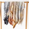 90cm Large Square Scarf Silk With High-end Feel Imitation Women's Summer Thin Versatile Sun Protection Shawl Women