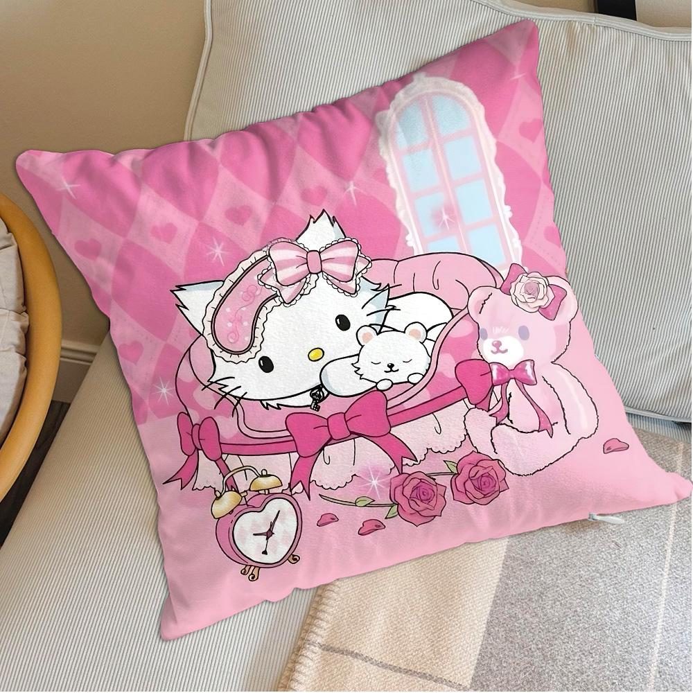 Kawaii C-Charmmy Kittyes Cushions For Decorative Sofa Cushion Covers Room Decorating Items Gifts Decoration Home