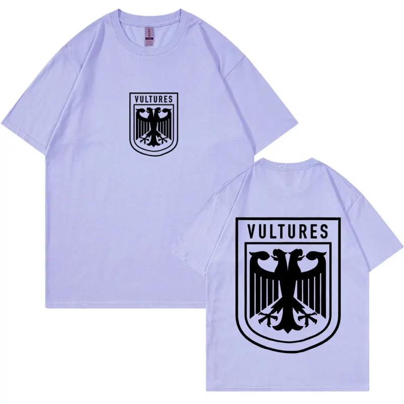 Rapper Kanye West Vultures Logo Alba Tričko Pánské Dámské Hip Hop Punk Gotické Trička 100% Bavlna Oversized Tričko Streetwear