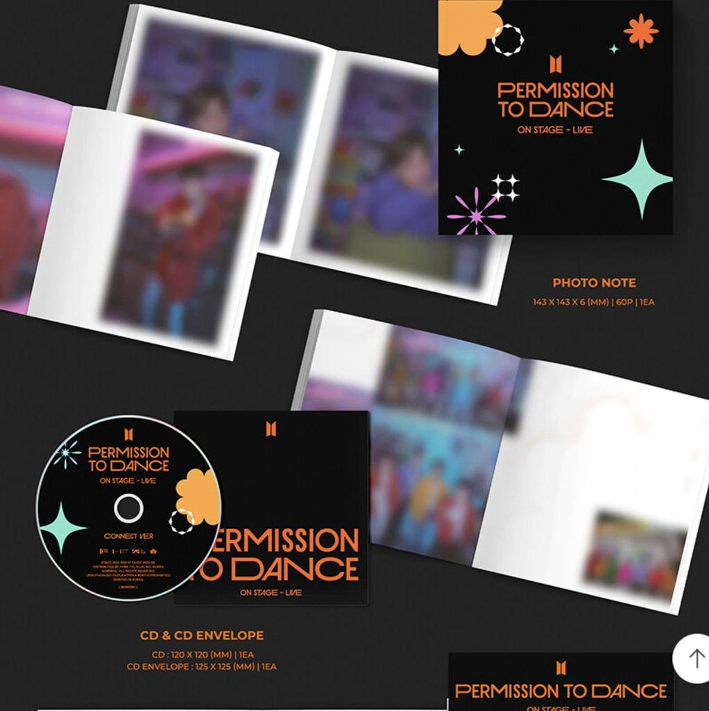 [SET] BTS – PERMISSION TO DANCE ON STAGE – LIVE (2 Versionen: Kontakt + Verbinden)| Offizielles Album