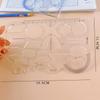 Angle Geometric Drawing Template Circle Maker Drawing Ruler Multifunctional
