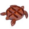 Food Serving Tray Unique Reusable Wooden Food Serving Platter for Nuts Snacks Charcuterie Cheese Fruit