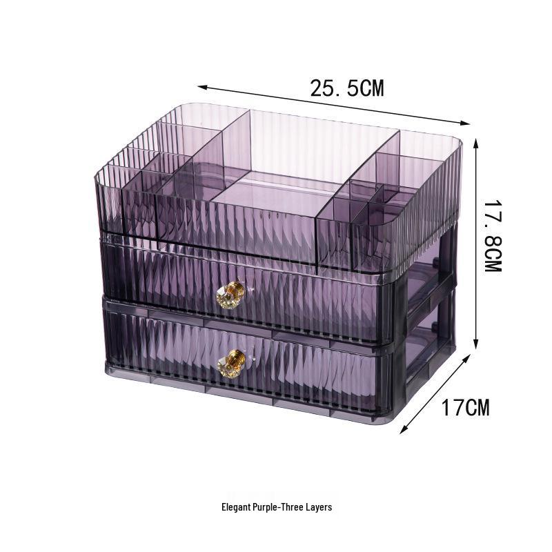 Multilayer Desktop Cosmetic & Jewelry Organizer with Drawer