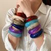 Acrylic Irregular Open-Thread Bracelet - Elegant, Versatile, High-End Ornament for Women