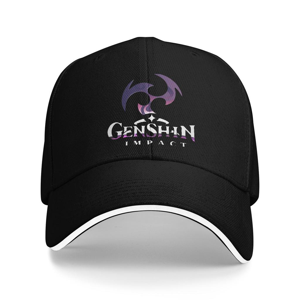 Wanderer Cat Neko Cat Long Baseball Cap Popular Genshin Impact Sandwich Caps for Unisex Women Adjustable Dad Hat Outdoor