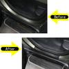 Black ABS Exterior Car Door Sill Cover Trim For Land Rover Defender 110 20-21