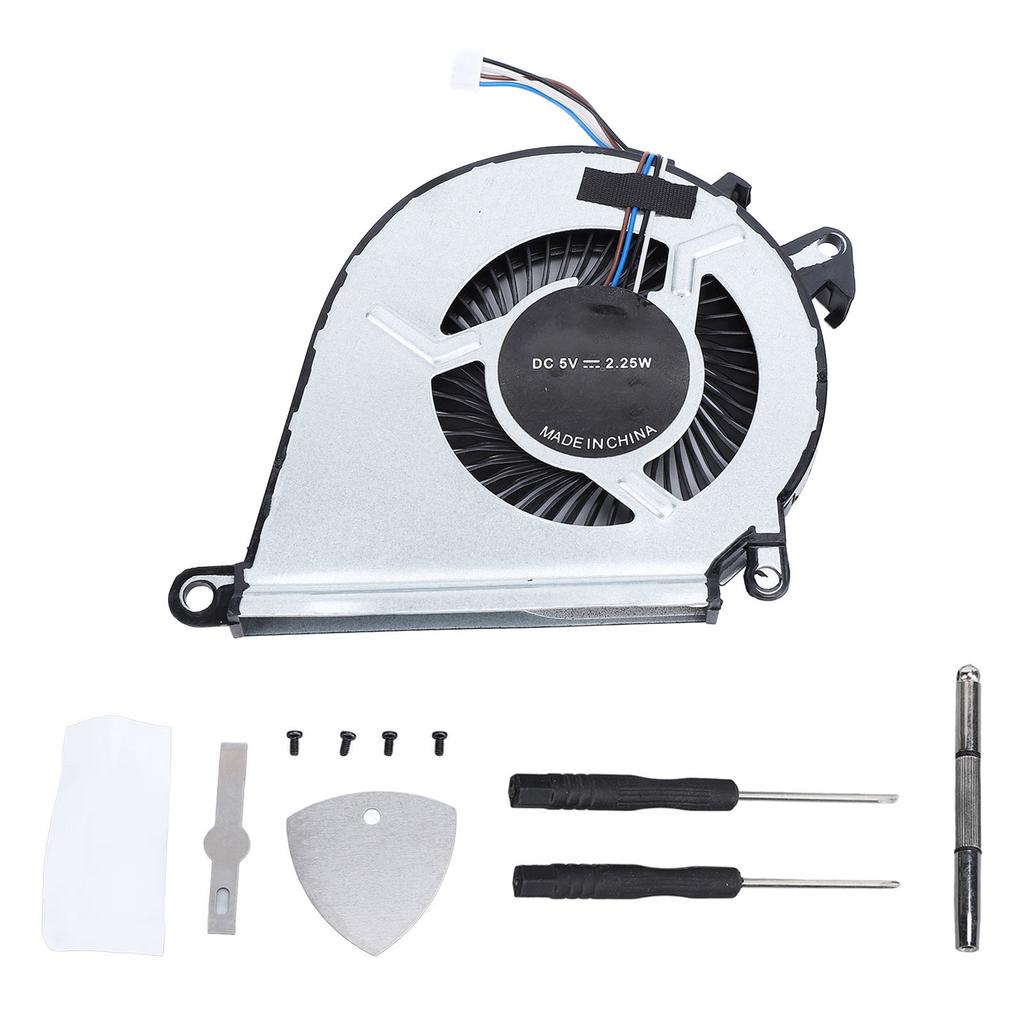 Laptop CPU Cooling Fan with Repair Kits 4pin Lightweight Replacement Cooler Fan for Pavilion