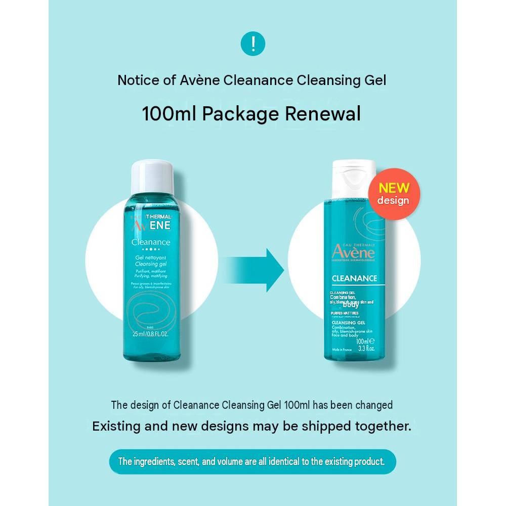 Gel Limpiador Avene Cleanance 100ml - Limpia Poros, Coreano