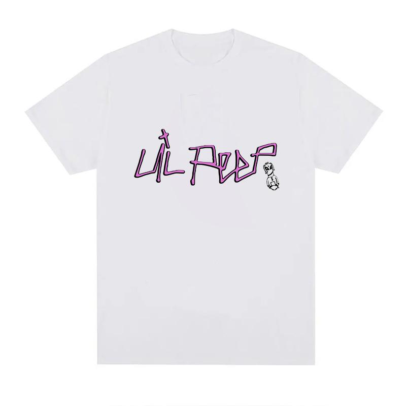 T-shirt Lil Peep Unisexe Unisexe Grande Taille Mode Col Rond Respirant Décontracté Streetwear Harajuku Surdimensionné Imprimé T-shirts Unisexe