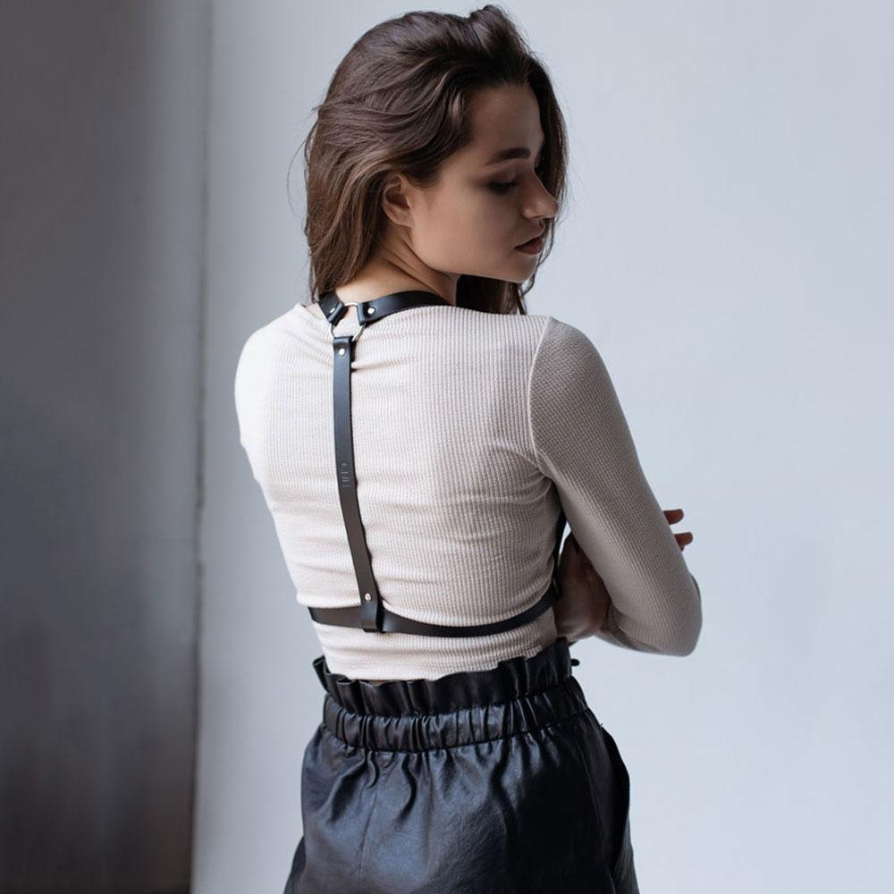 Moda Cinghia Pettorale Corsetto Bretelle Per Donne Body Harness Lingerie Gotica Abbigliamento Fetish Cinghia Accessori Donna