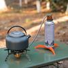 Foldable Flat Gas Tank Bracket Outdoor Stove Gas Tank Holder Canister Tripods Stand Anti Dumping Base Tilting Prevention Shelf
