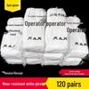 White Cotton Work Gloves for Labor Protection, Jewelry Handling, and Etiquette – Ideal for Driving and More.