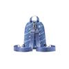 Champion FW24 Classic All-Over Logo Minimalist Casual Versatile Backpack Unisex Backpack Caesar-Blue Black U4CACPU78