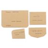4Pcs Acrylic Wallet Template DIY Leather Craft Zipper Coin Purse Card Bag Making Tools
