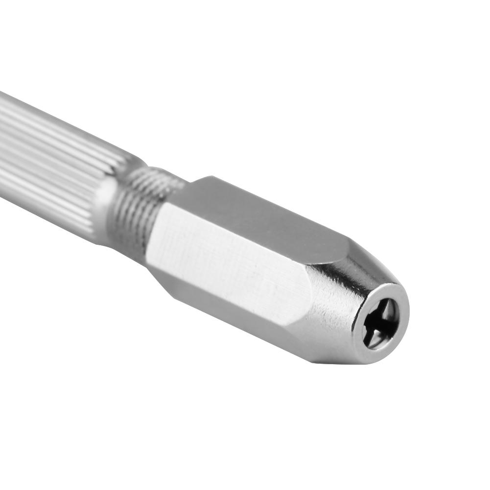03mm Mini Micro Manual Gimlet?Double End Pin Vice Drill Hand Drilling Tool