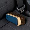 Car Brush Interior Horsehair Bristles Steering Wheel Duster Auto Upholstery Dusting Brush For Car Owners Sedan Truck SUV RV Air