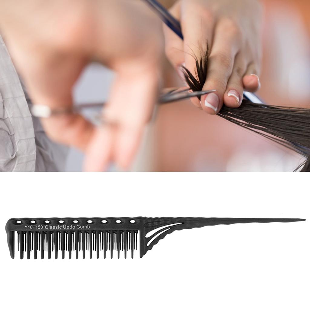 Hair Care Hair Styling Modeling Comb Lightweight Hair Salon Supplies Comb (Black)