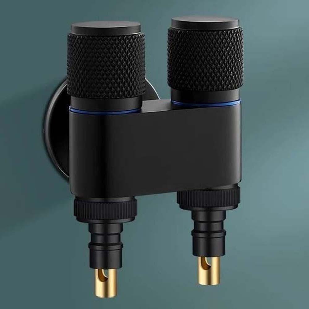 Faucet Shower Shut Off Valve Stainless Steel Shower Head Valves Double Outlet Valve  Bathroom