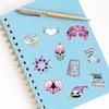 50 Pieces of Pastel Gothic Style Graffiti Stickers Suitcase Car Notebook Water Cup Waterproof Decorative Stickers
