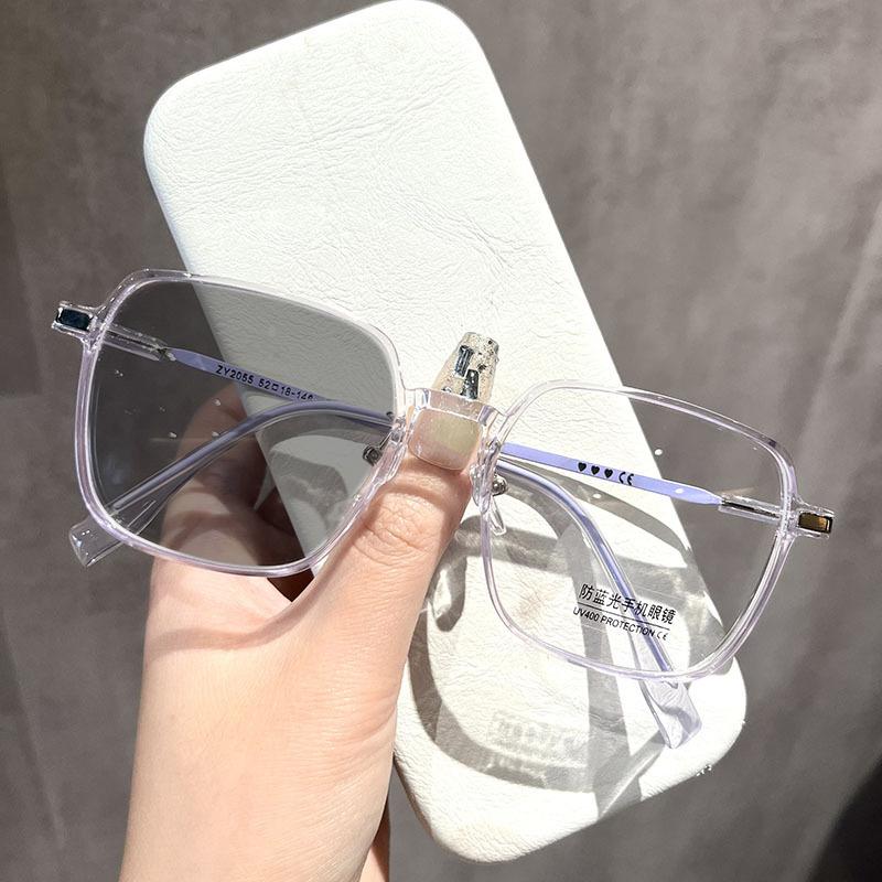 

Luxury Pochromic Myopia Glasses Men Women Trendy Square Minus Diopter Eyewear Retro Discoloration Near Sight Eyeglasses -4.0