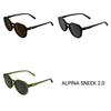 Sunglasses with spring SNEEK Black Matte [Alpina] built-in temples, 2.0,