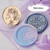 Flowe Art Seal Head Multipurpose DIY Ornamental Round for Packaging Scrapbooking