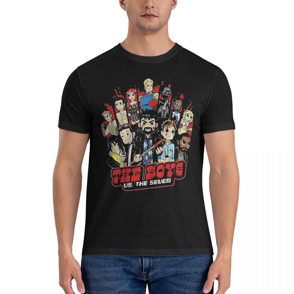 The Homelander The Boys Season 4 T-Shirt Men The Boyz Streetwear Cotton T-Shirts Summer O Neck Hip Hop Tee Shirt Oversized Tops