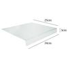 Acrylic Cutting Board Chopping Blocks 40 X 30 Cm Nonslip Mat Clear Chopping Board for Home Kitchen Counter Restaurant Vegetables