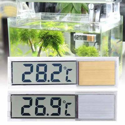 Fish Tank Thermometer Electronic LCD Digital Display Aquarium Temperature Measurement Fish Tank Temp Meter Aquarium Accessories