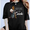 Maglietta Disney Pixar Ratatouille Remy Piccolo Chef Chiunque Può Cucinare Citazione, T-shirt Unisex Regalo di Compleanno per Famiglia Adulto Bambino Piccolo