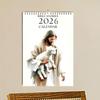 2026 Wall Calendar 2026 Wall Monthly Calendar Bible Story Inspirational Christian Planner Art Religious Office Home Decoration