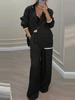Herbst Neues Damen-Bekleidungsset - Elegante Langarmjacke mit Weitbeiniger Hose und Anzughose