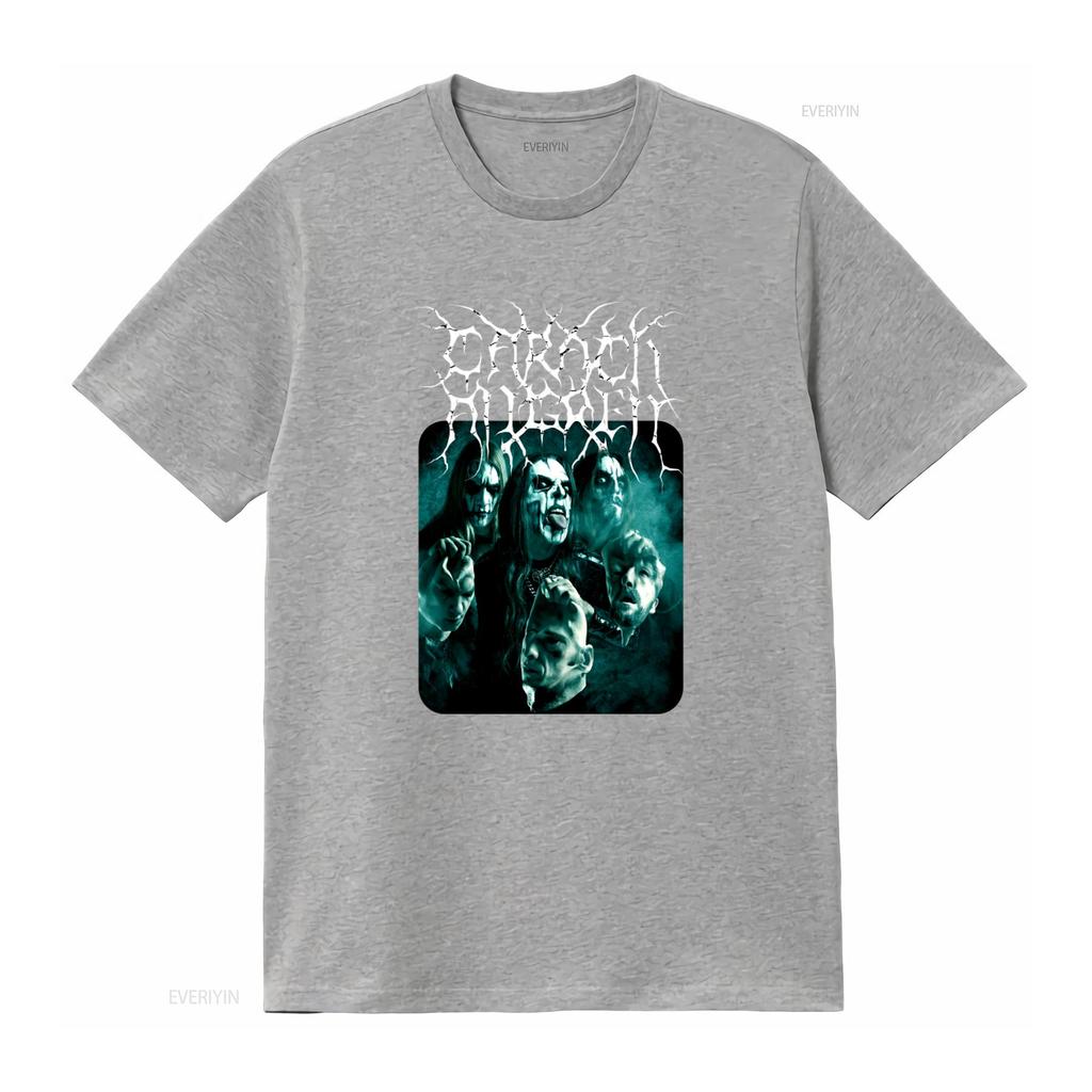 CARACH ANGREN Tour 2017 Band T Shirt for Men Gothic Metal Style with Members Print vintage Washed Breathable fashion graphic