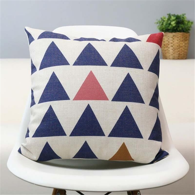 Nordic Black And White Sofa Cushions Cover Linen Bohemian Ethnic Throw Pillows Cover Grey Decoration Geometric Pillow Cover