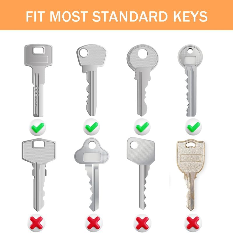 60 Pieces Key Color Covers Plastic Key Color Identifiers 3 Styles 10 Assorted Colors Key Toppers for House Keys Organization Key Identifier Rings