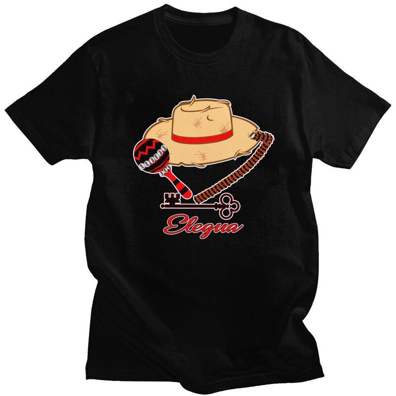 

Custom Elegua Eshu Sombrero Tshirts for Men Short Sleeves Casual T Shirt Fashion T-shirt Slim Fit Pure Cotton Tees Gift - Men... 5XL різнокольоровий