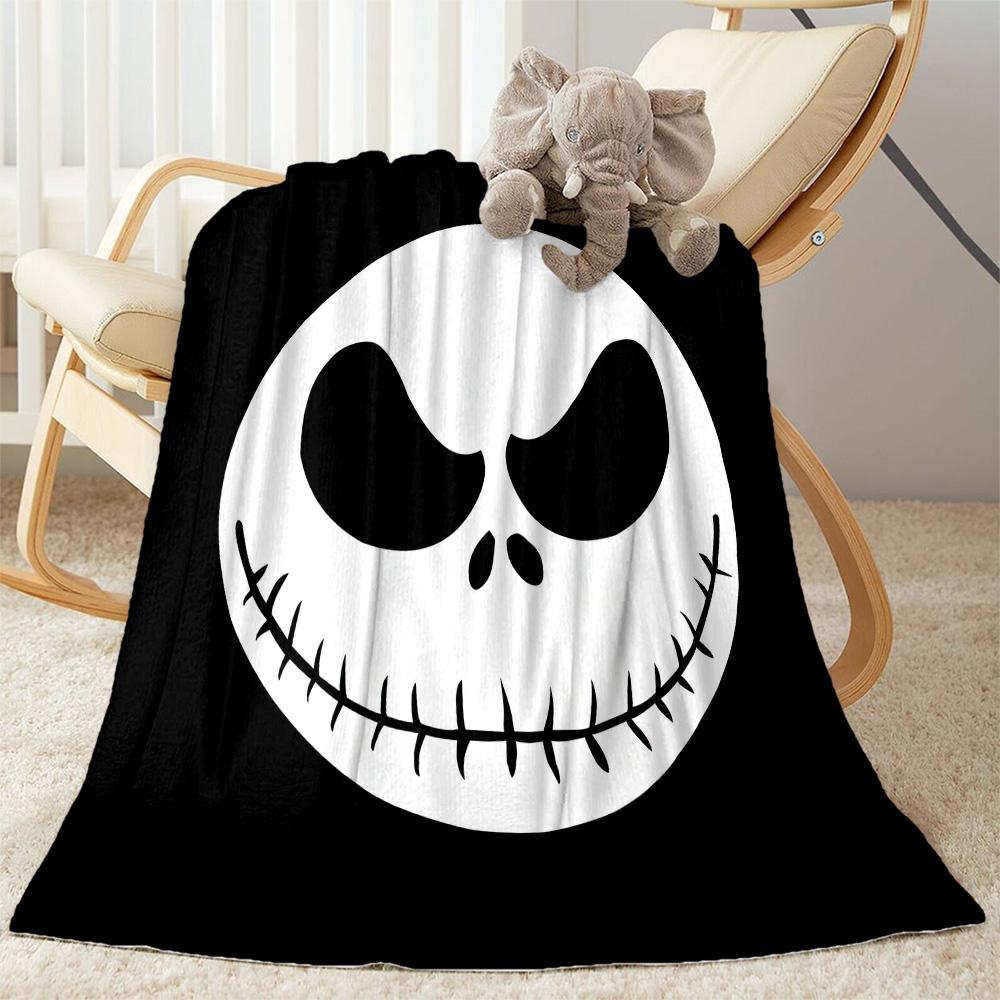 Christmas Nightmare Blanket Warmthful Decor Suitable for Picnics Chair Office for All Occasions Stylish Decor Ideal Gift For Birthday Valentine'S Day