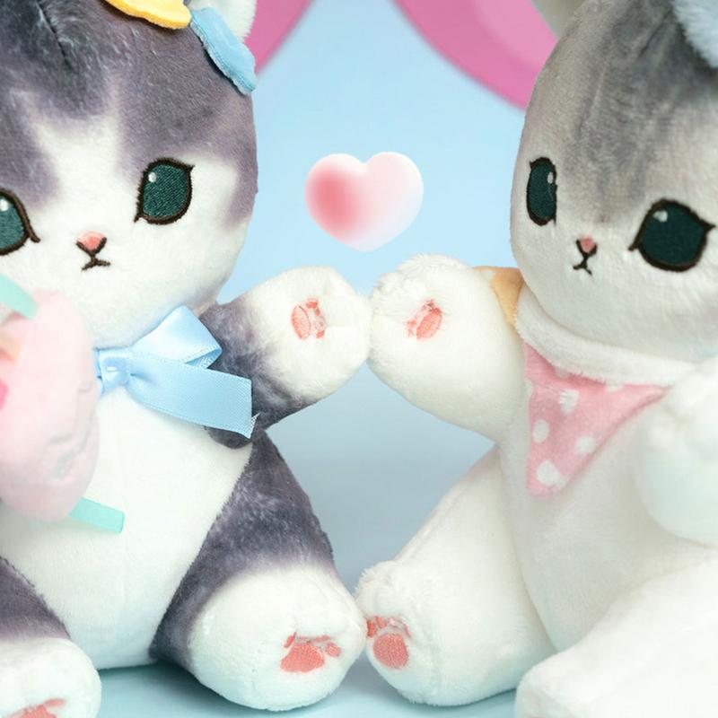 20cm Mofusand Shark Cat Plush Doll Cosplay Soft Stuffed Animals Cute Cat Plush Toy Children Girl Surprise Gift Home Decoration