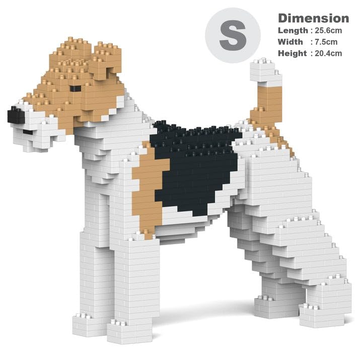 JEKCA Jekkablock Wire Fox Terrier 01S ST17PT33 (Christmas Ver.)
