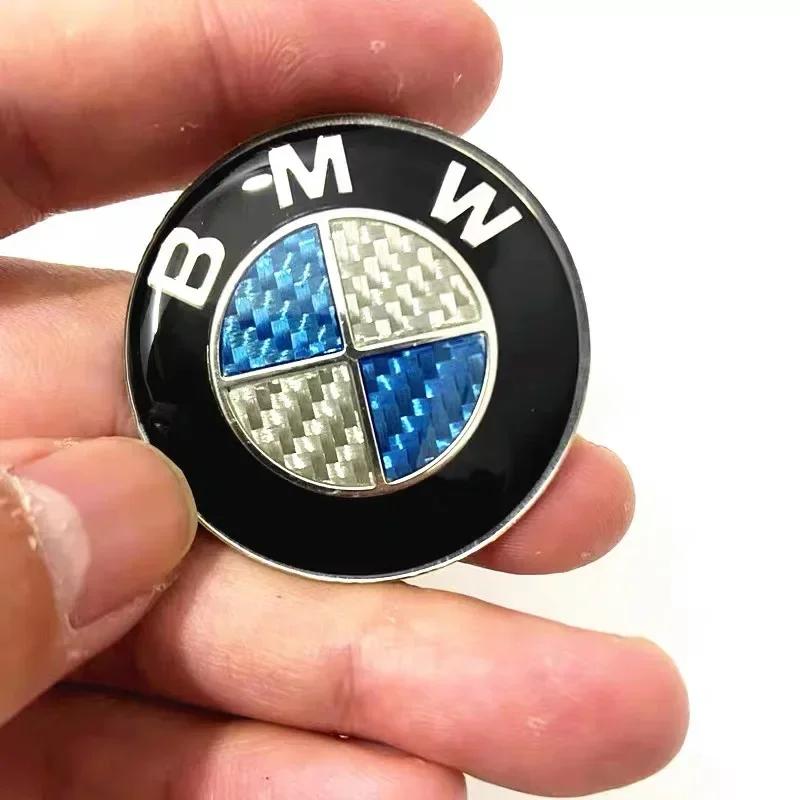 2025 Hot 1Pcs 46mm Car Steering Wheel Badge Emblem Sticker For All BMW Series E36 E46 E53 E90 E60 E61 E93 E87 X1 X3 X5 X6 F30 F2