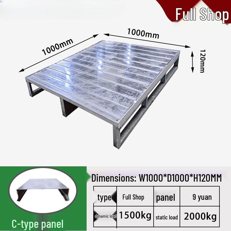 Heavy-Duty C-Type Iron Pallet