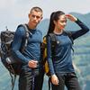 Couple's Quick-Dry Long Sleeve T-shirt for Outdoor Running and Fitness
