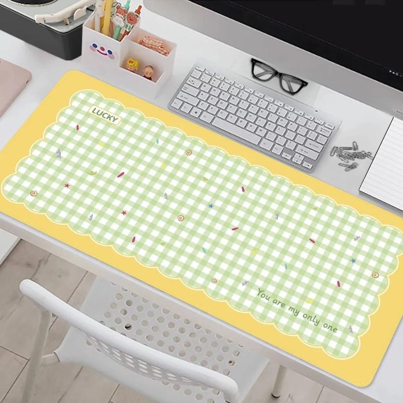 Oversized Mouse Pad Simple Boys And Girls Esports Game Office Wrist Guard Computer Desk Mat