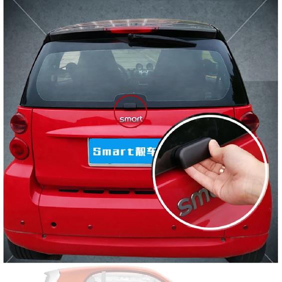 Dla starego Smarta fortwo 451 tylny zderzak samochodowy bagażnik tylna klamka naklejka gałka pomocnicza dekoracja zewnętrzna akcesoria samochodowe